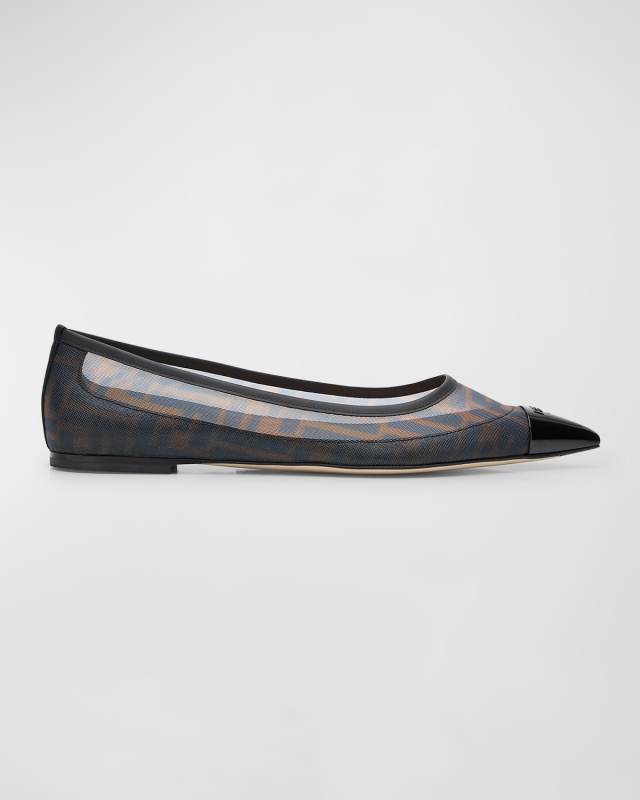 Colibri FF Mesh Pointed Ballerina Flats